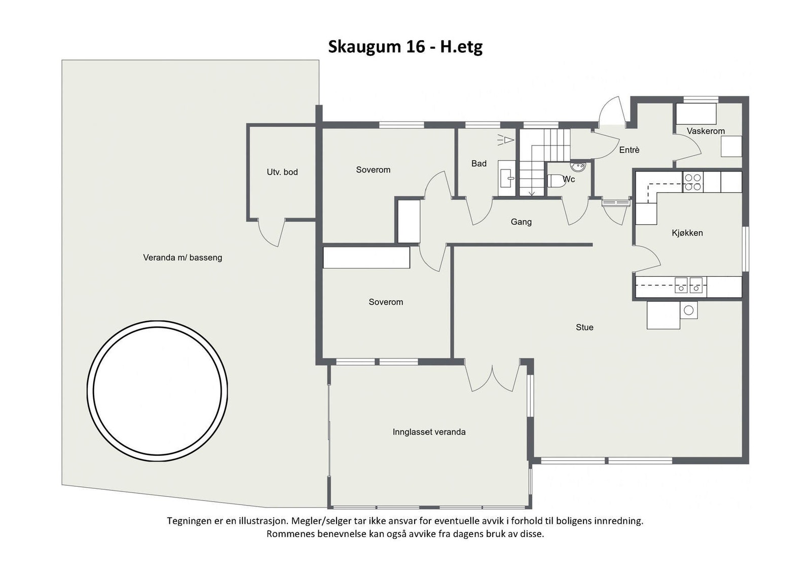 Plantegning 2D - H.etg Galleribilde