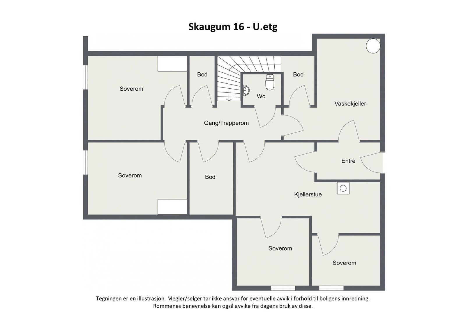 Plantegning 2D - U.etg Galleribilde