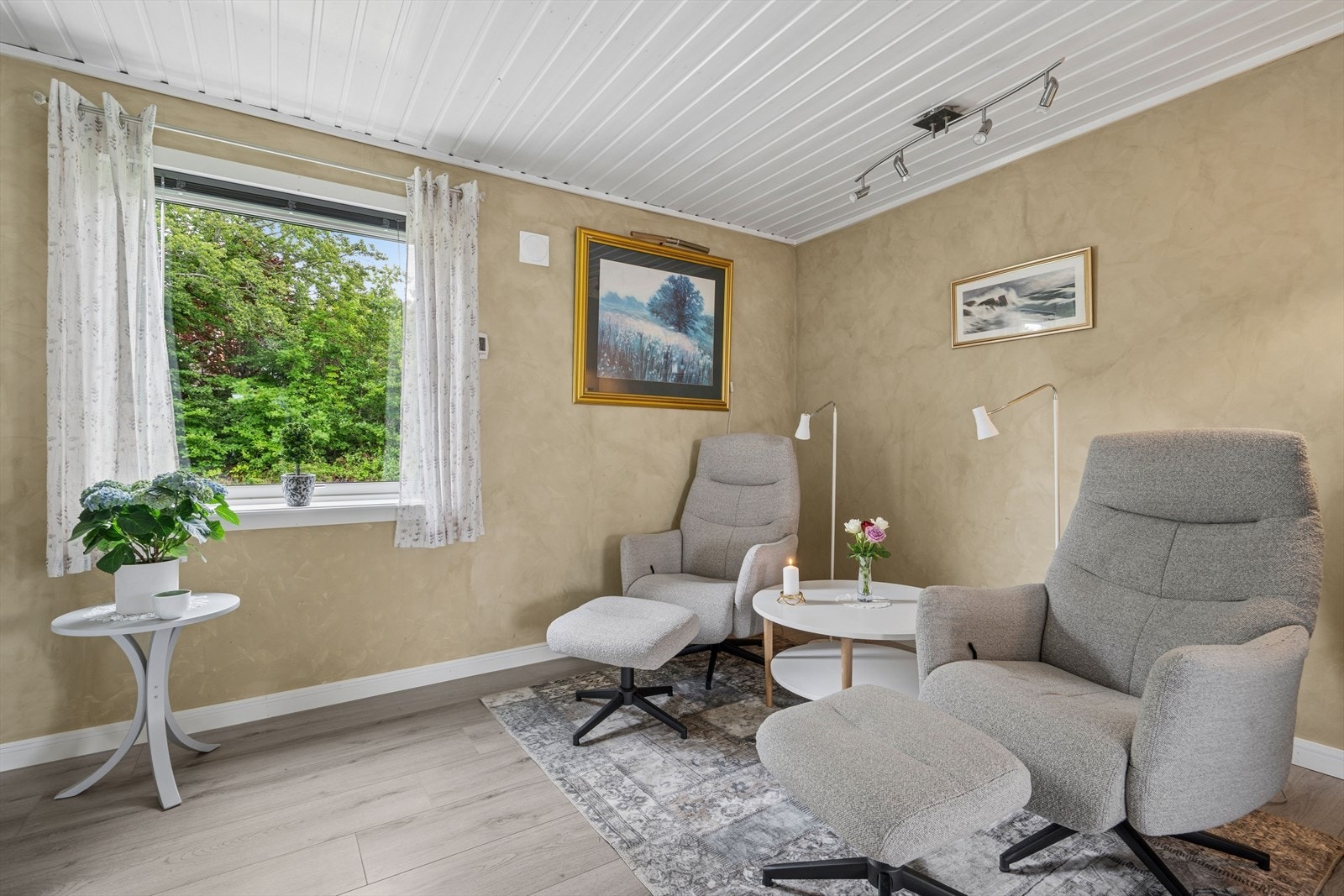En lun krok i stuen, perfekt for avslapning. Galleribilde