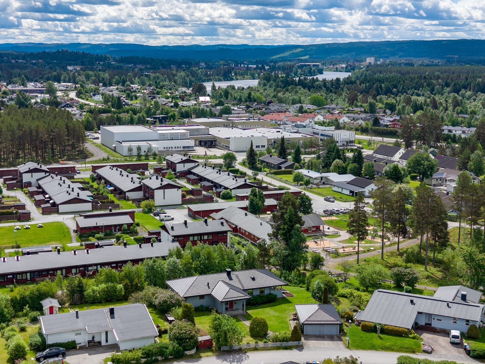Dronefoto Galleribilde