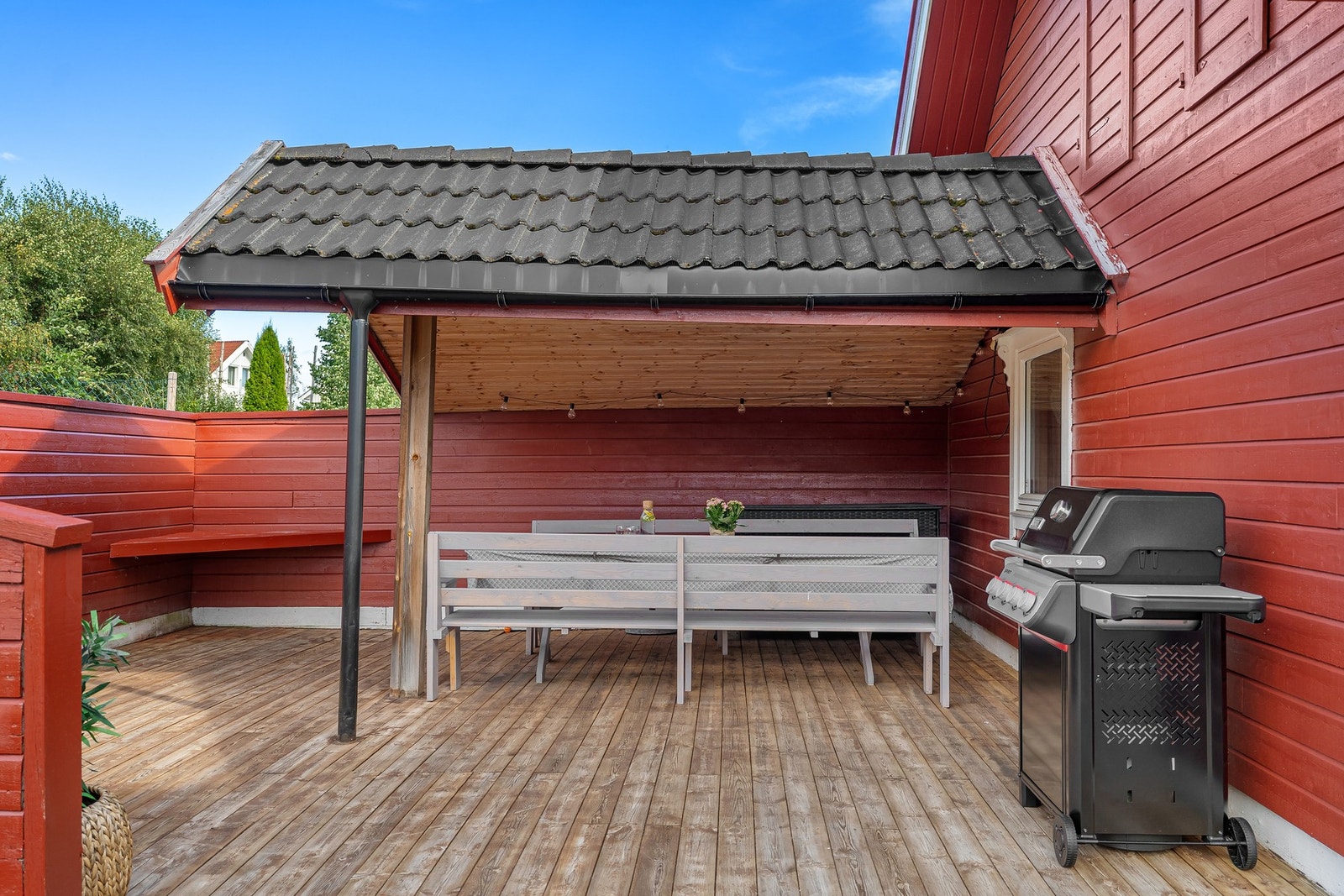 Perfekt for grilling i ustabilt trøndervær! Galleribilde