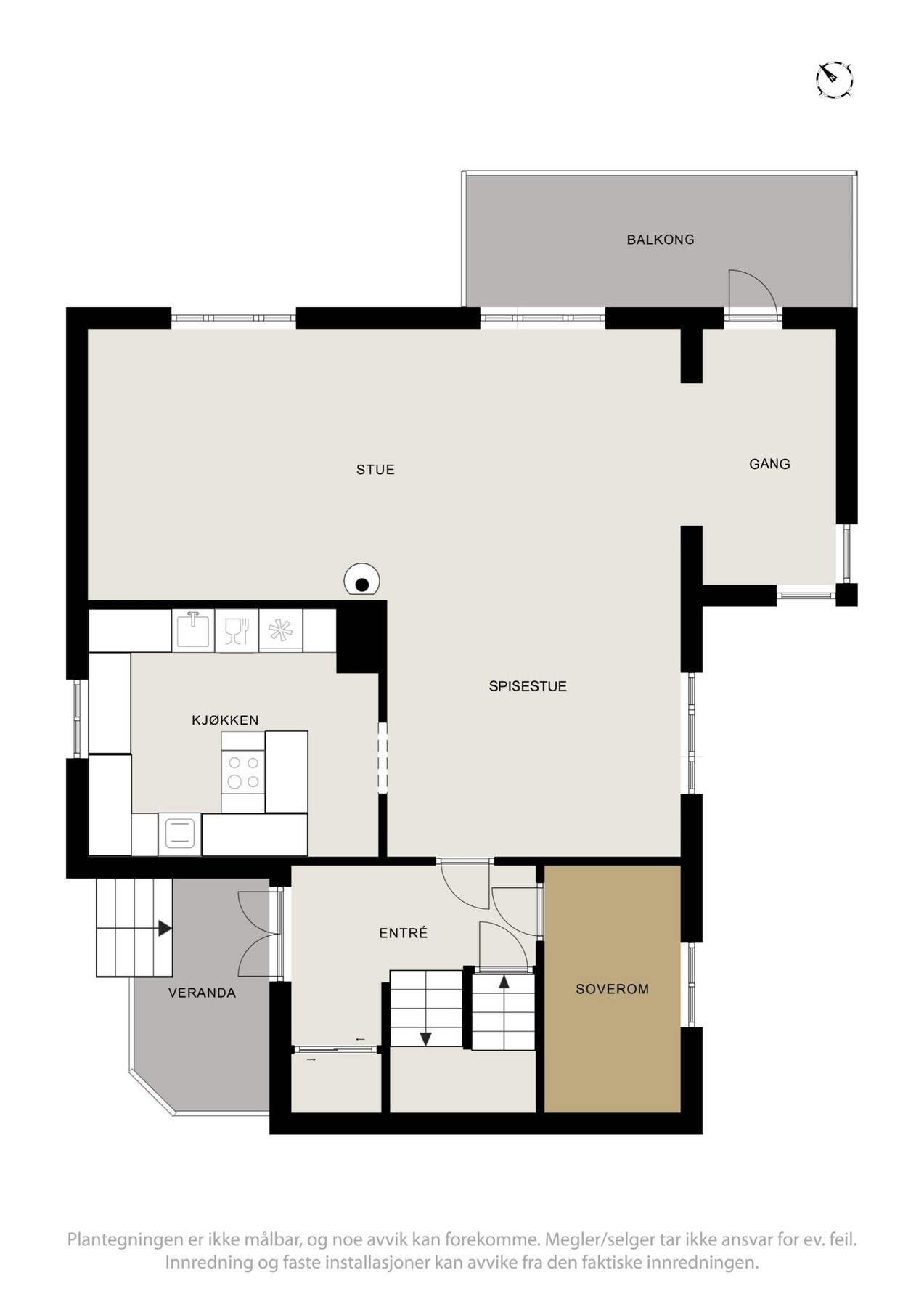 Plantegning Galleribilde