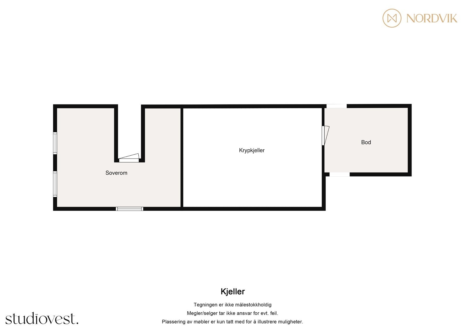 - Plantegning kjeller - Galleribilde