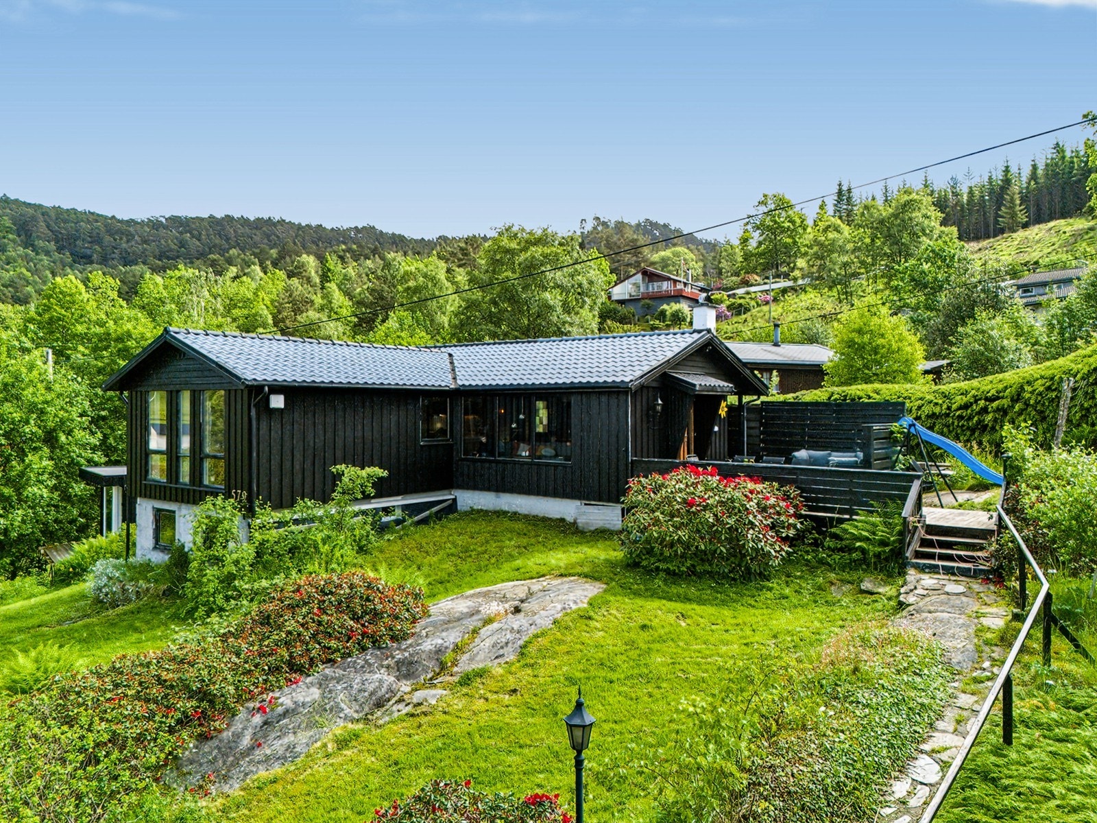 - innholdsrik fritidsbolig som byr på gode oppholdsrom, praktiske løsninger og en lun hytteatmosfære - Galleribilde