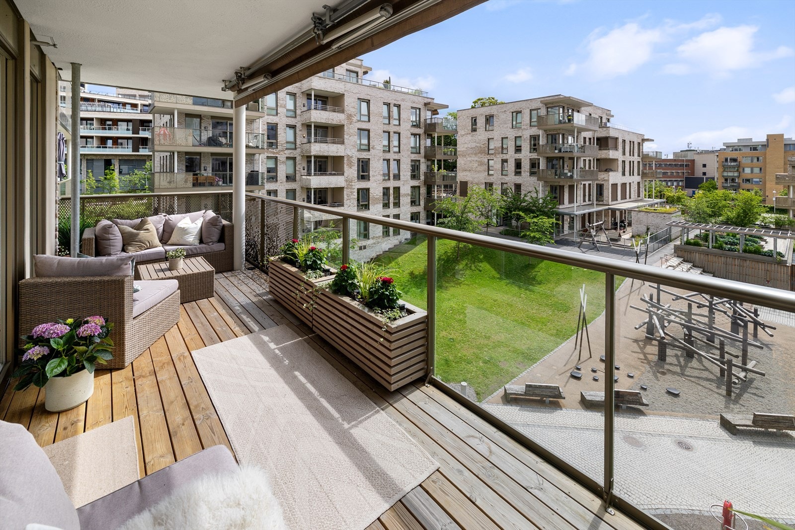 Leiligheten ligger i et ettertraktet boligprosjekt på Lillo gård fra 2020. Galleribilde