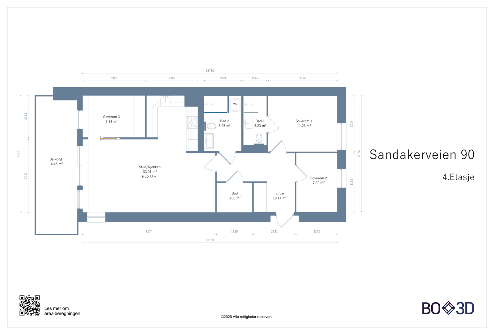 Plantegning Galleribilde