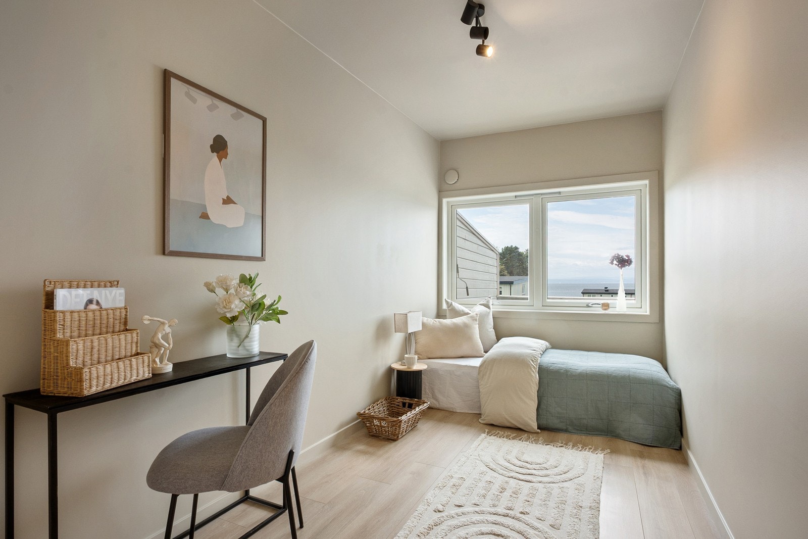Det tredje soverommet egner seg godt som barnerom, gjesterom eller kontor. Galleribilde