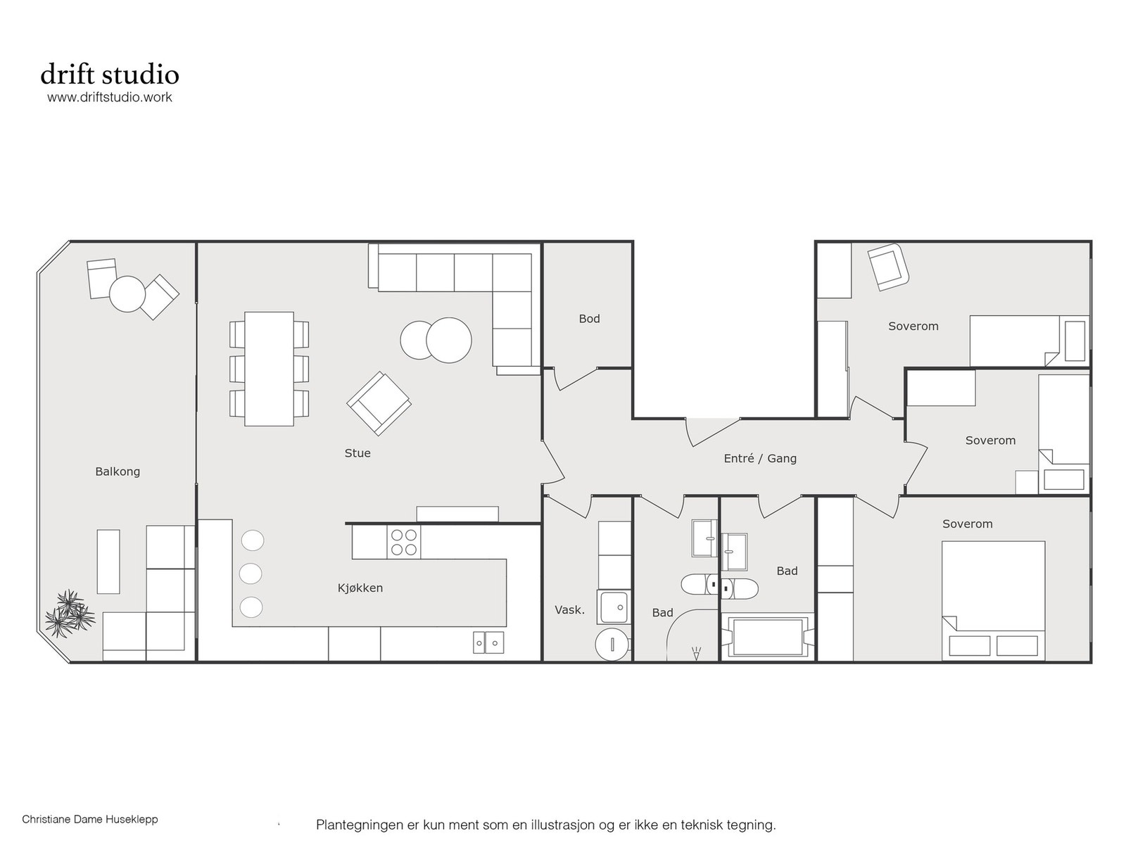 Plantegning. Galleribilde