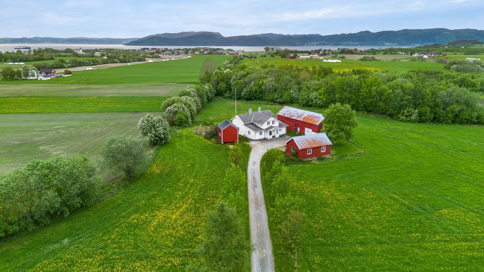 Dronefoto Galleribilde