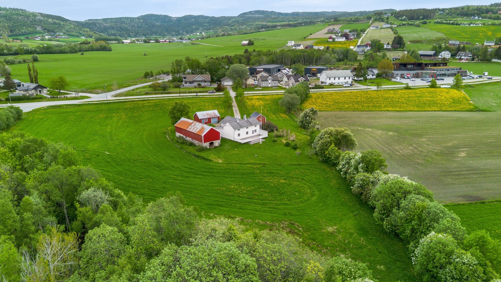 Dronefoto Galleribilde
