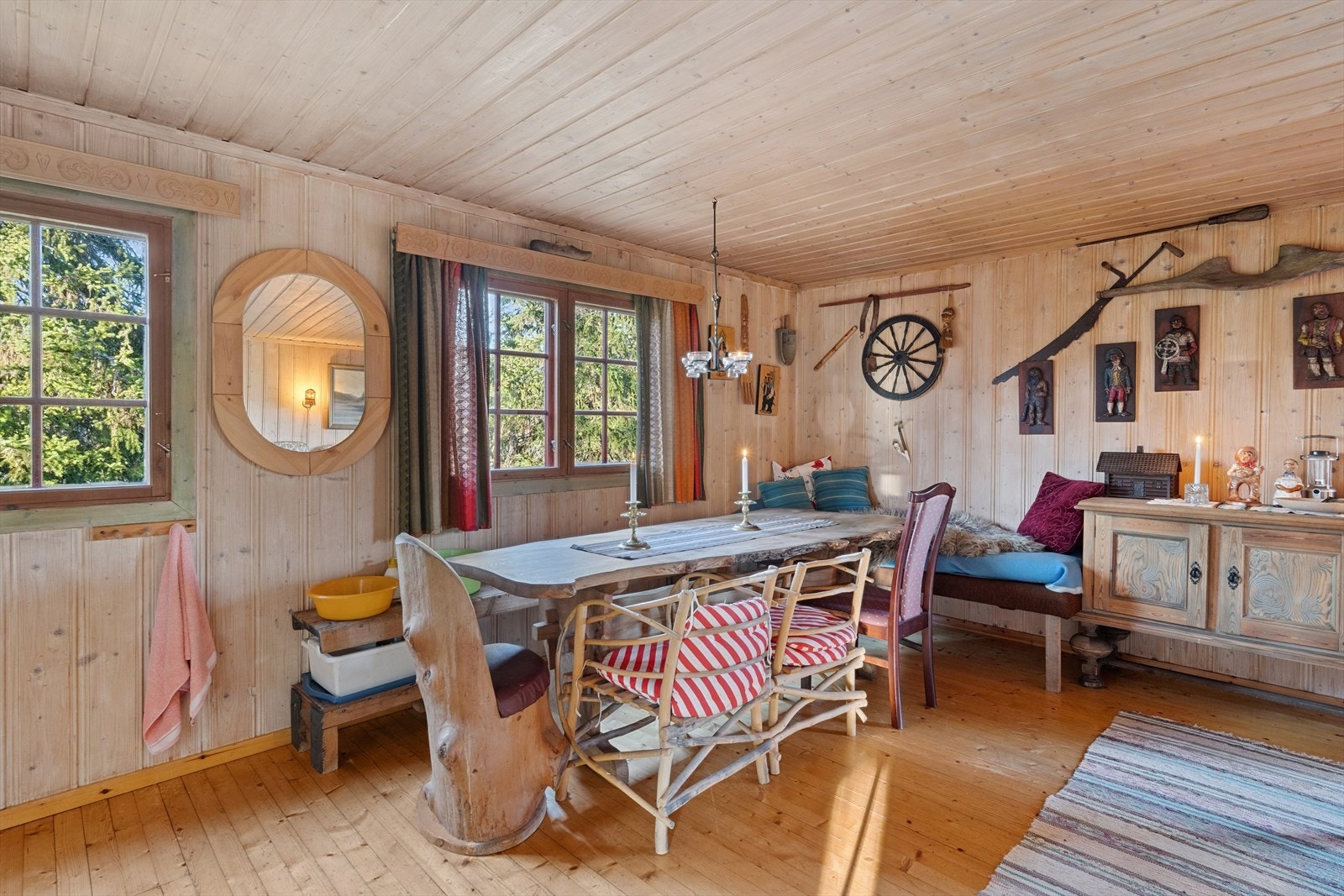 Her kan alle samles til en frokost og planlegge dagens tur. Galleribilde