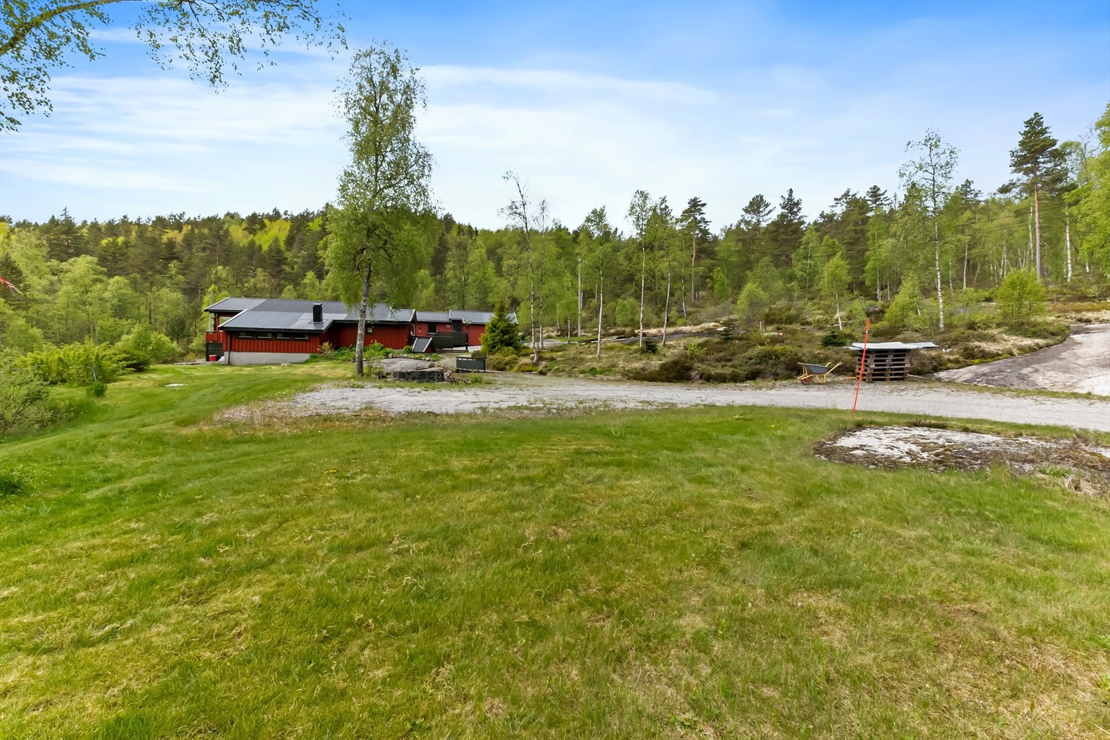 Stort grøntareal. Galleribilde