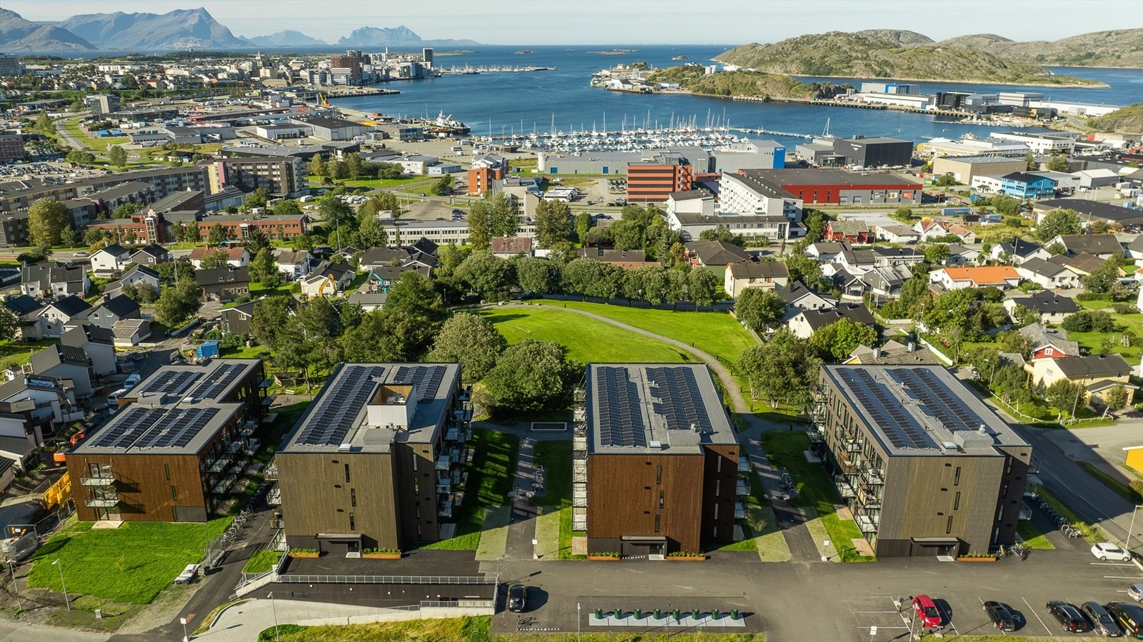 iParken er Bodøs første grønne boligprosjekt med smarte, moderne og bærekraftige løsninger Galleribilde