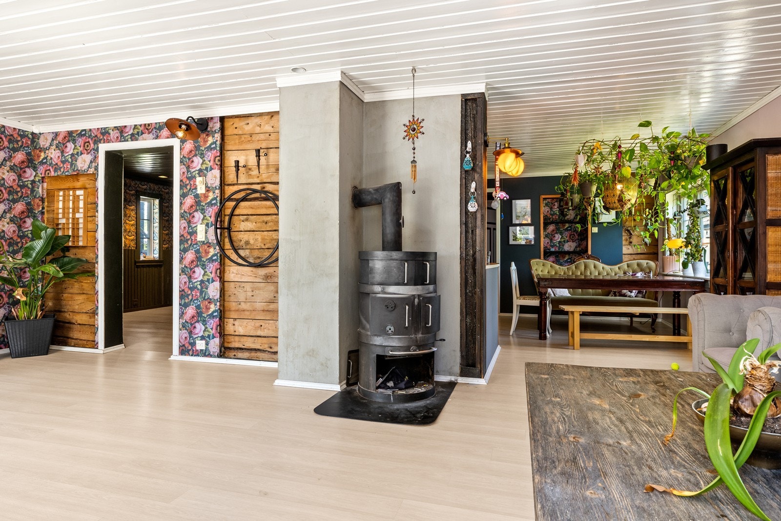 Peisen gir god varme og stemning på \vinterhalvåret. Galleribilde