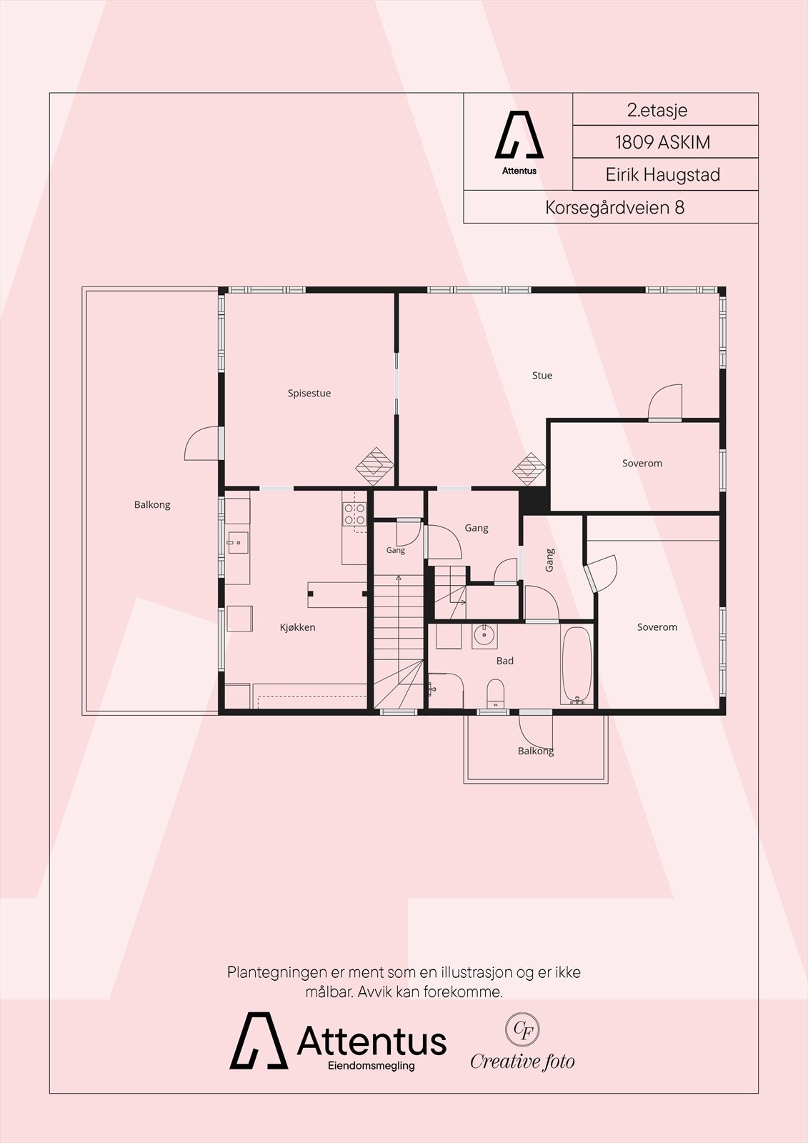 Plantegning Galleribilde