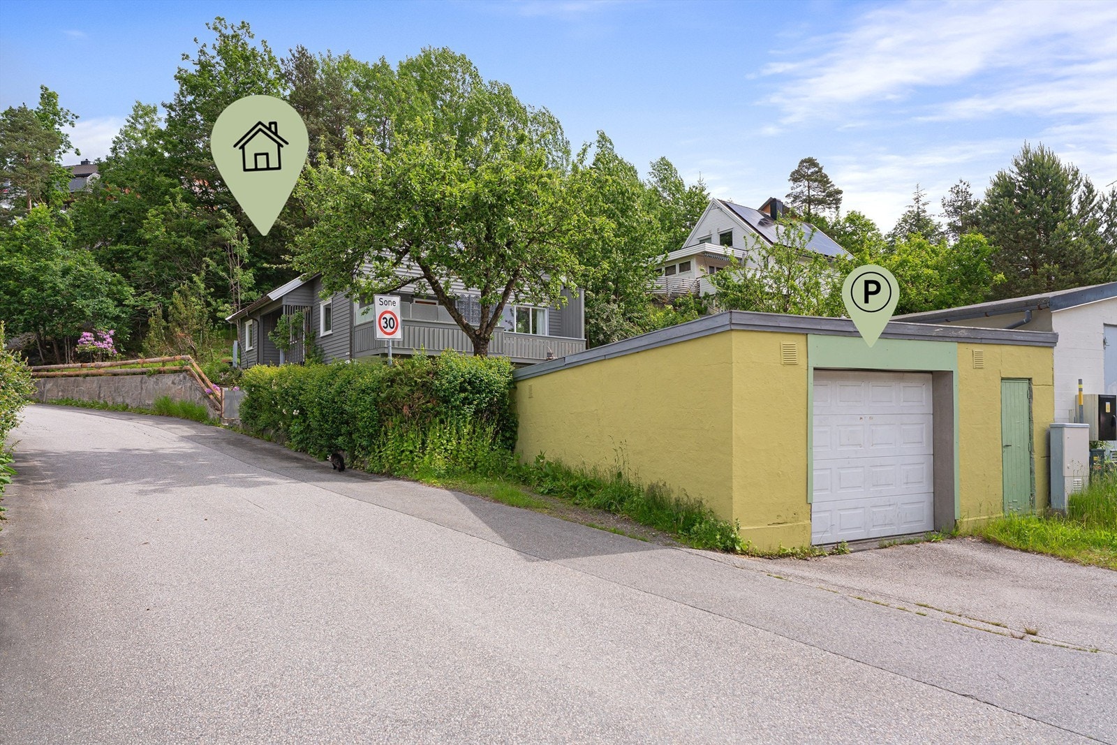 Krogsveen v/Anders R. Skajaa presenterer Elisenlund 1 - Enebolig med 38 kvm garasje Galleribilde