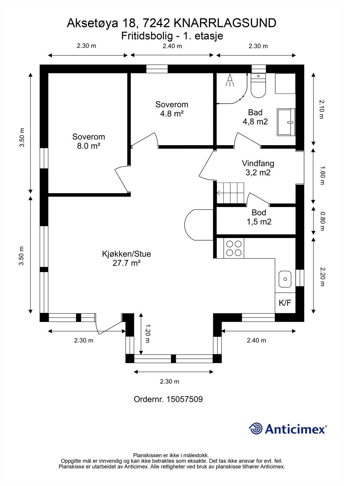 Planskisse 1. etasje Galleribilde