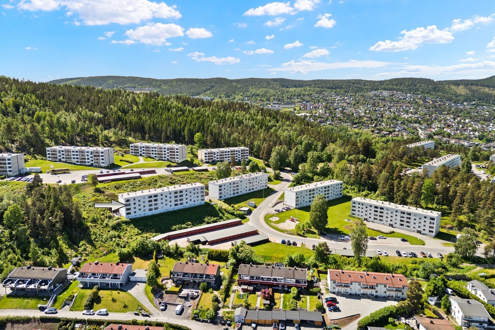 Myrvollen borettslag består av 96 andelsleiligheter i et rolig og etablert område. Galleribilde