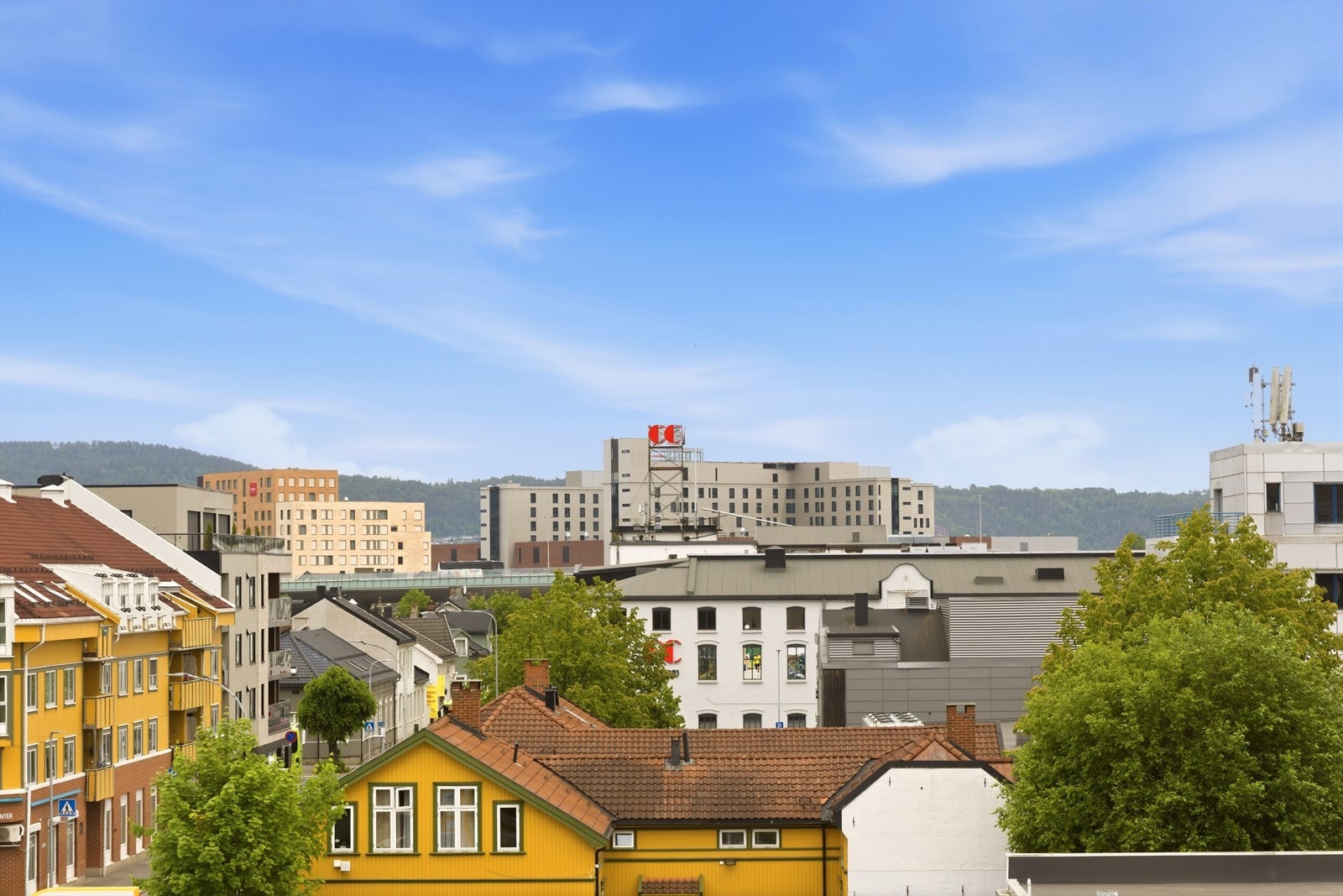 Utsikt fra balkongen. Galleribilde