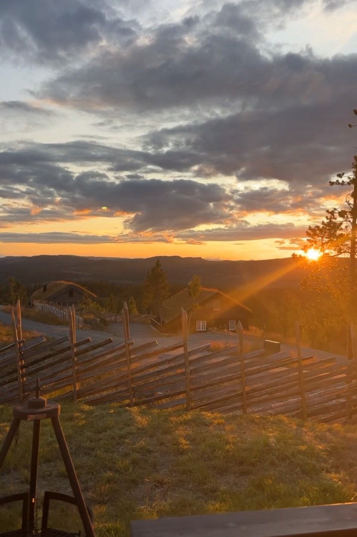 Solnedgangen er fantastisk sett fra hytta!
Selgers eget bilde. Galleribilde