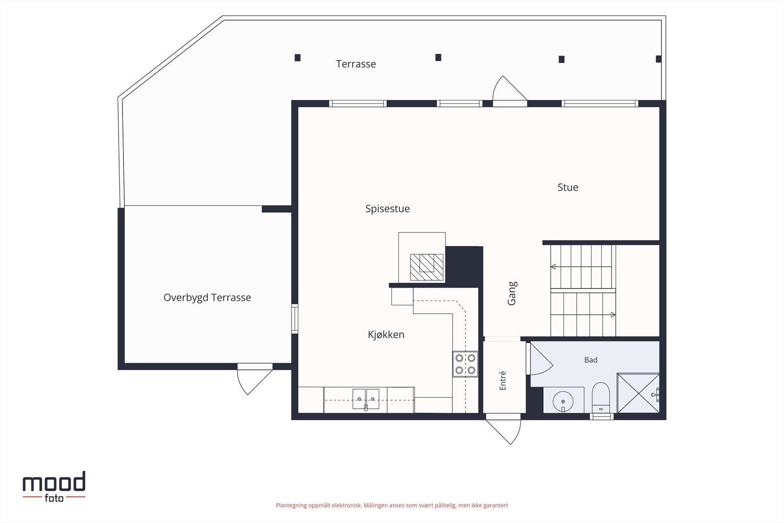 Plantegning hovedetasje Galleribilde