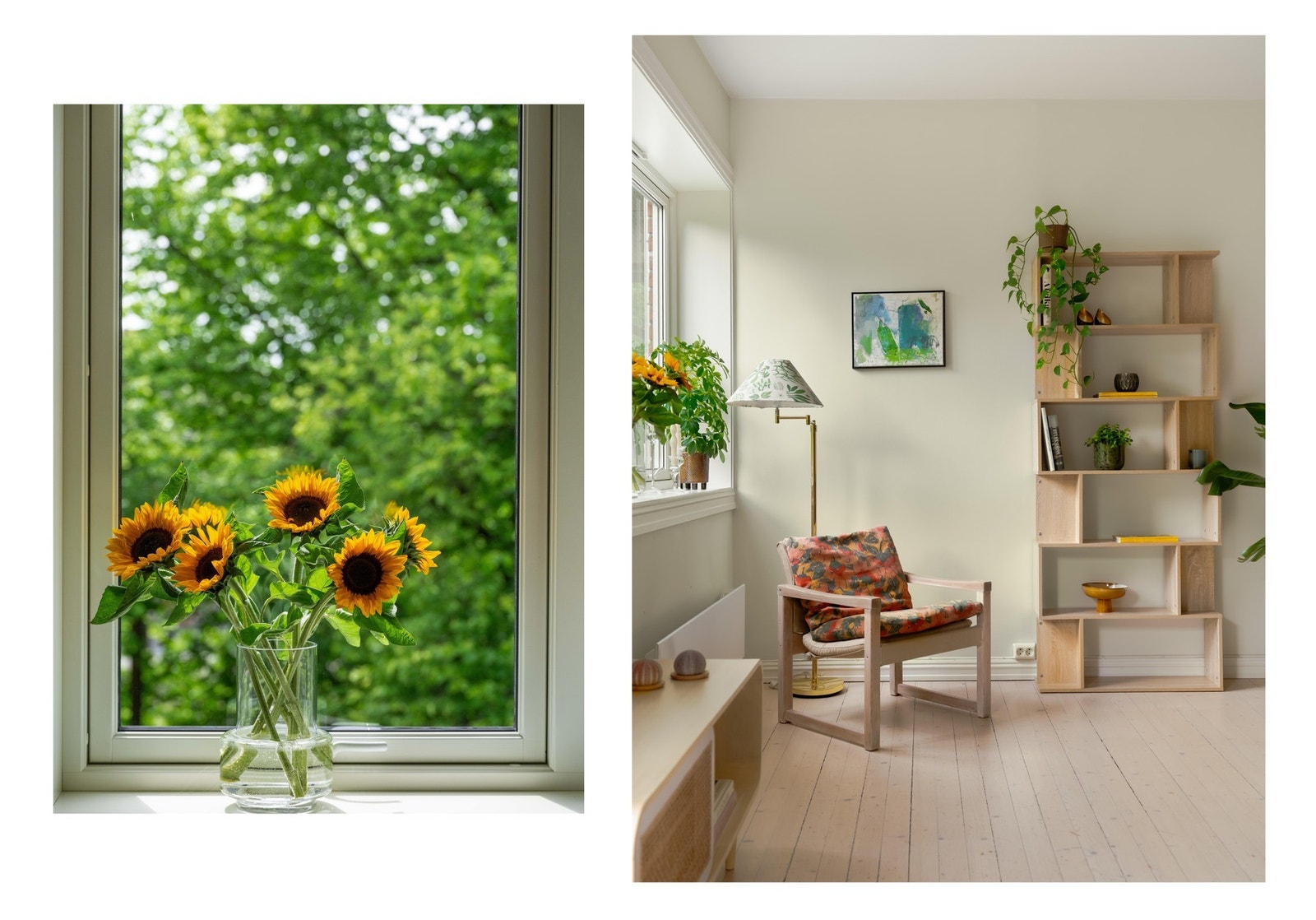 Her bor du høyt, fritt og usjenert til i bygårdens 4. etasje med fantastisk utsikt mot flotte parkområder på Gråbeinsletta. Galleribilde