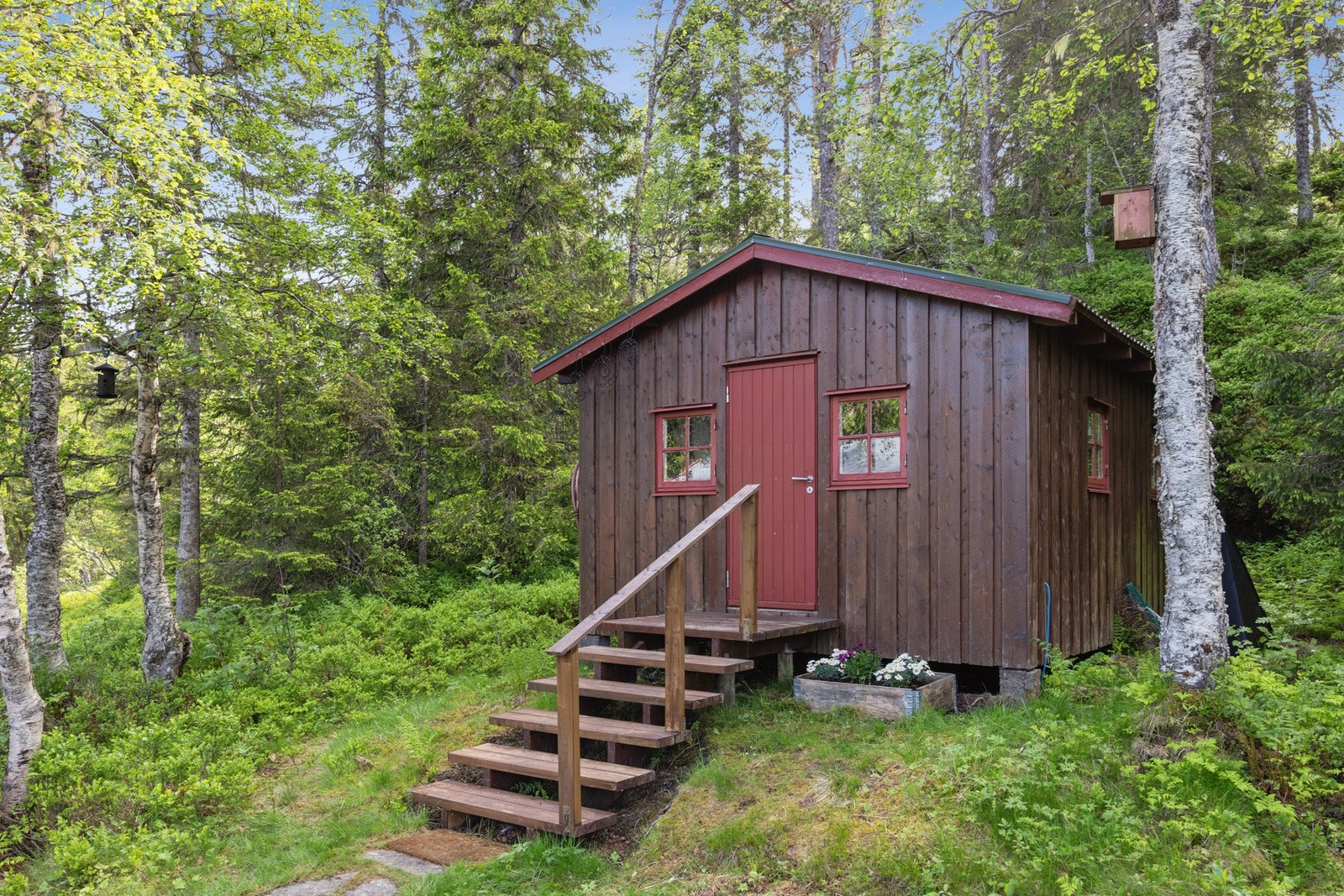 Fint opparbeidet uthus Galleribilde