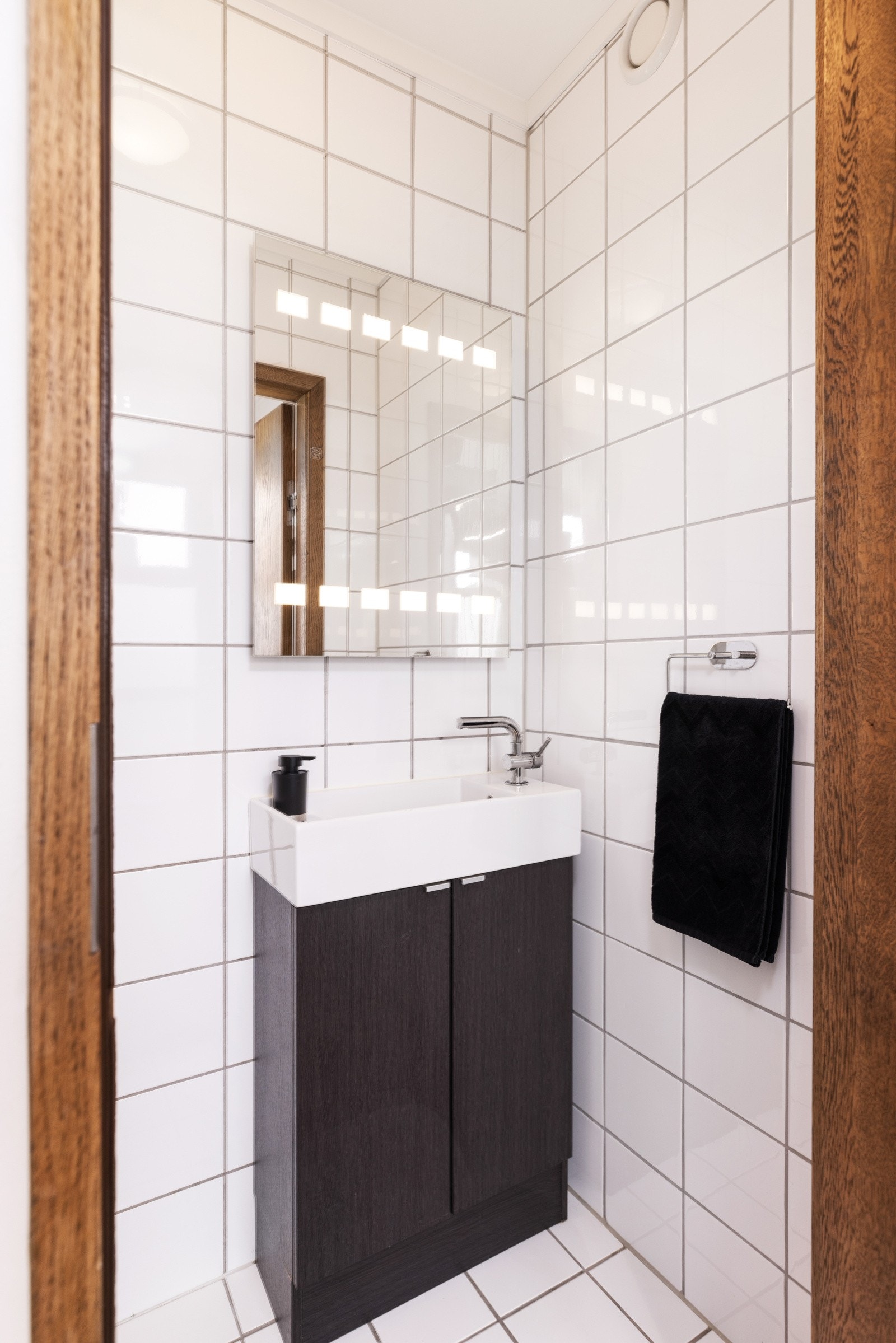 Wc-rommet er helfliset og delikat. Galleribilde