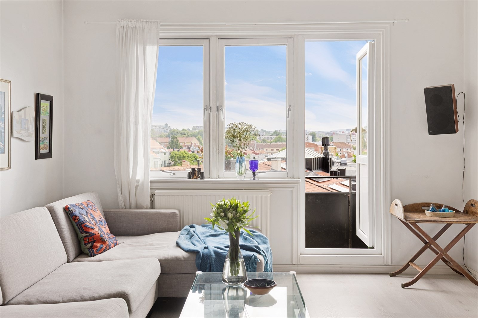 Fra stuen er det utgang til en brannbalkong på 2 m². Galleribilde