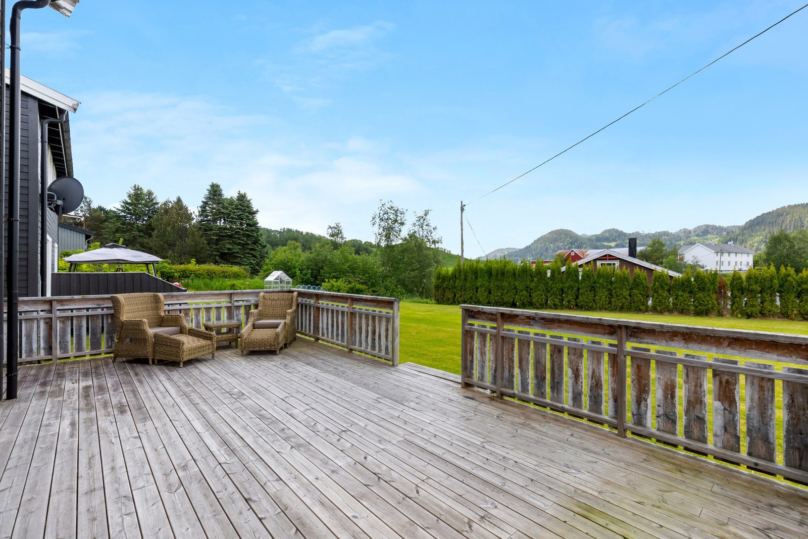 Perfekte rammer for sommerdager med familie og venner. Galleribilde