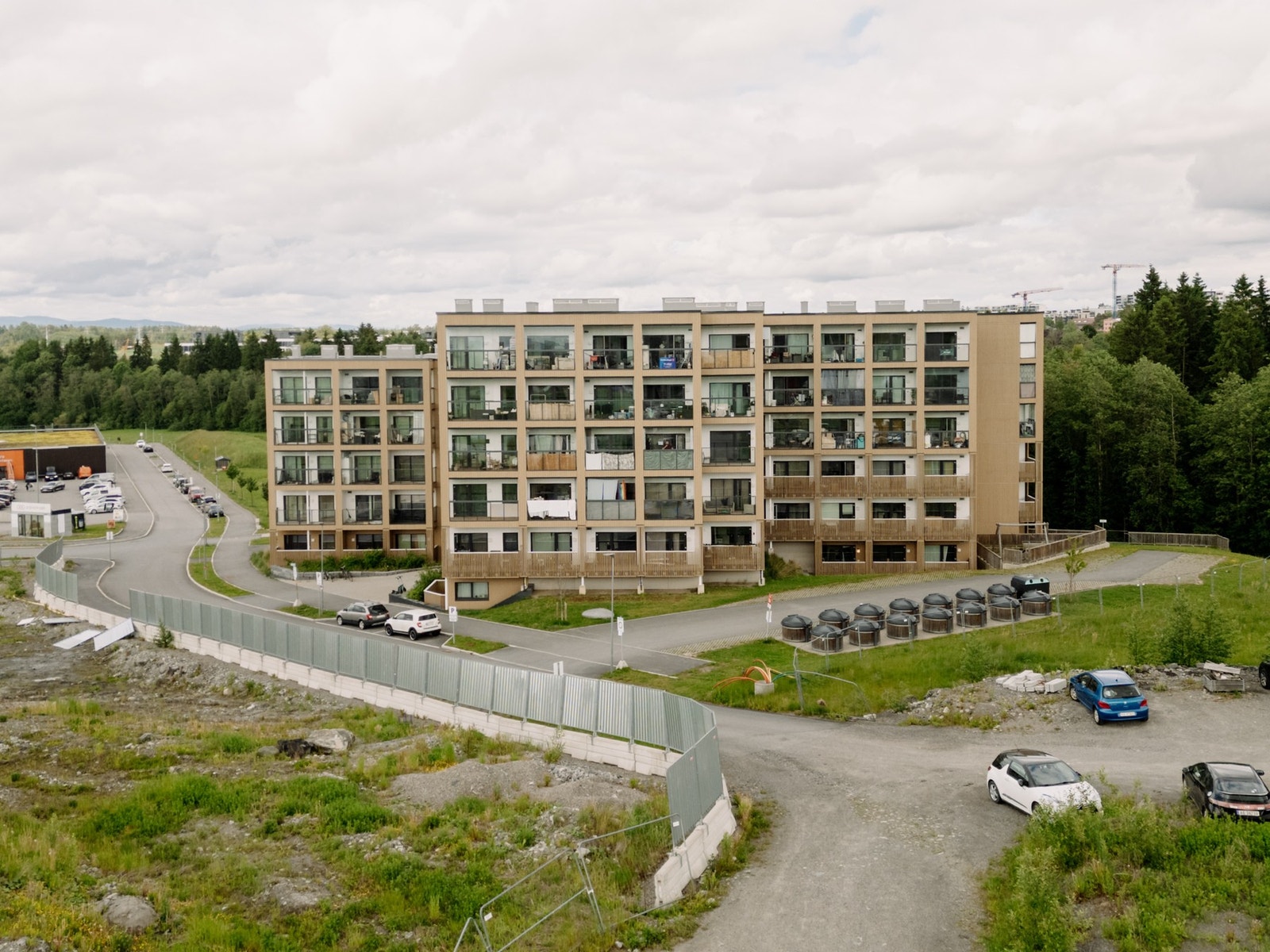Byggets fasade. Galleribilde