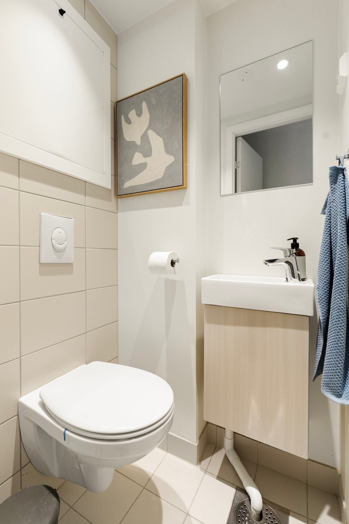 WC/rom innredet med toalett og servant. Galleribilde