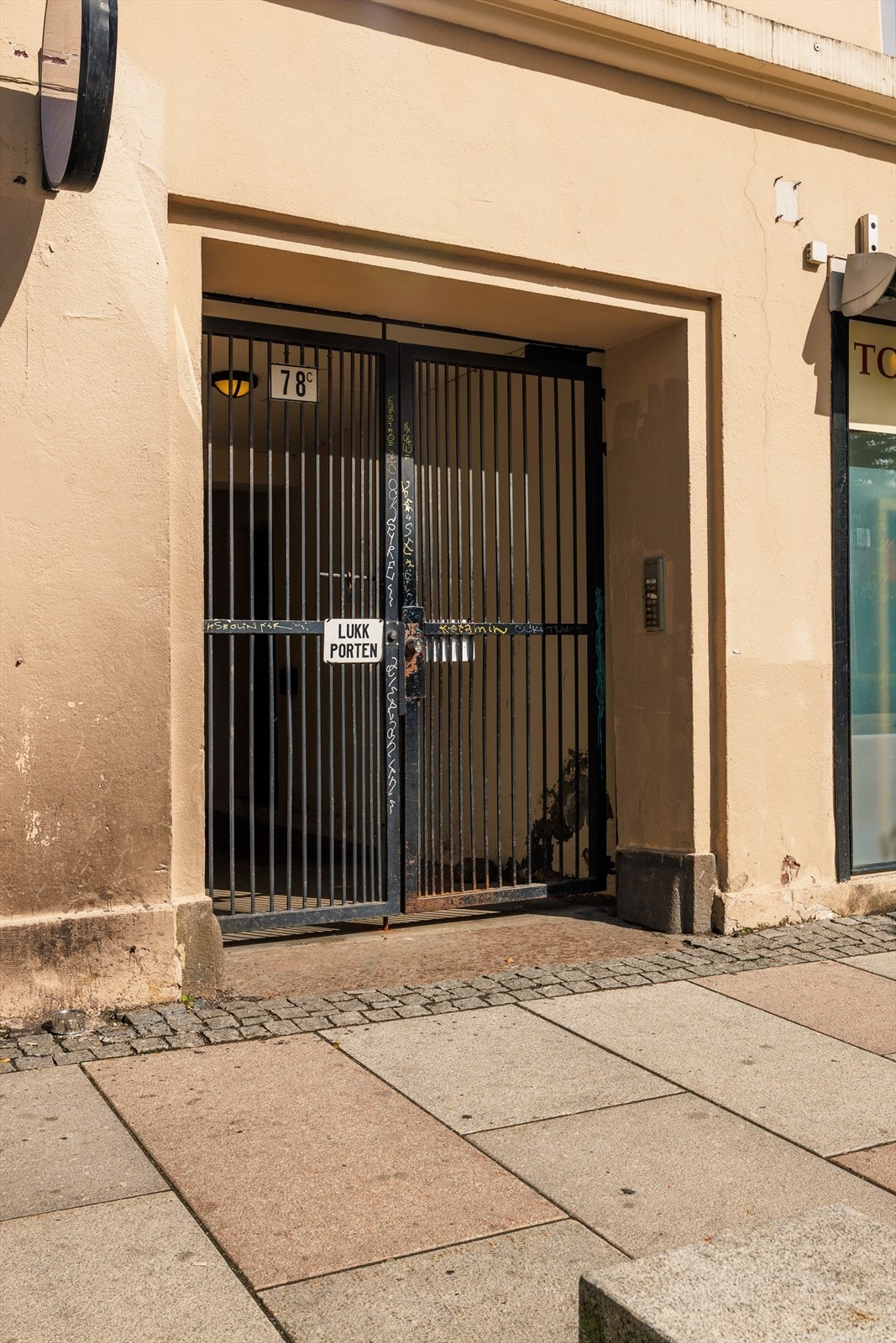 Adkomst til eiendommen fra Thorvald Meyers gate Galleribilde