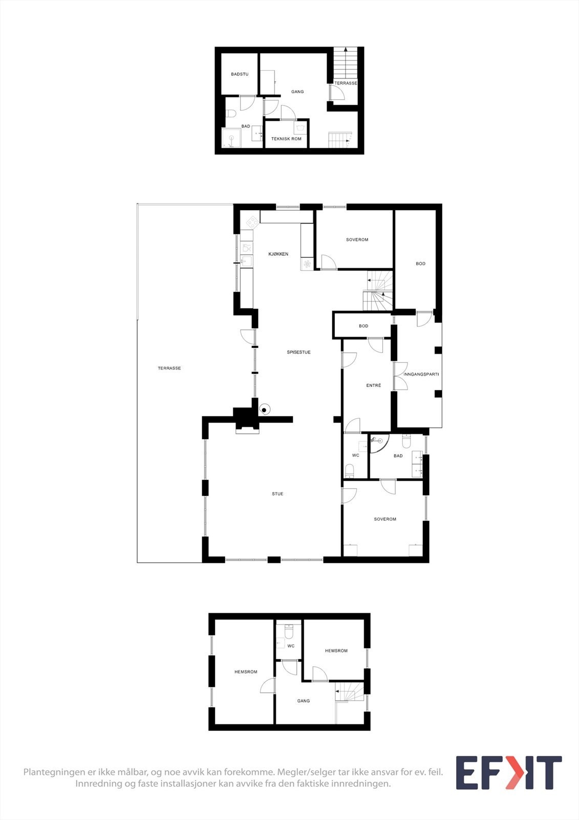 Plantegning Galleribilde