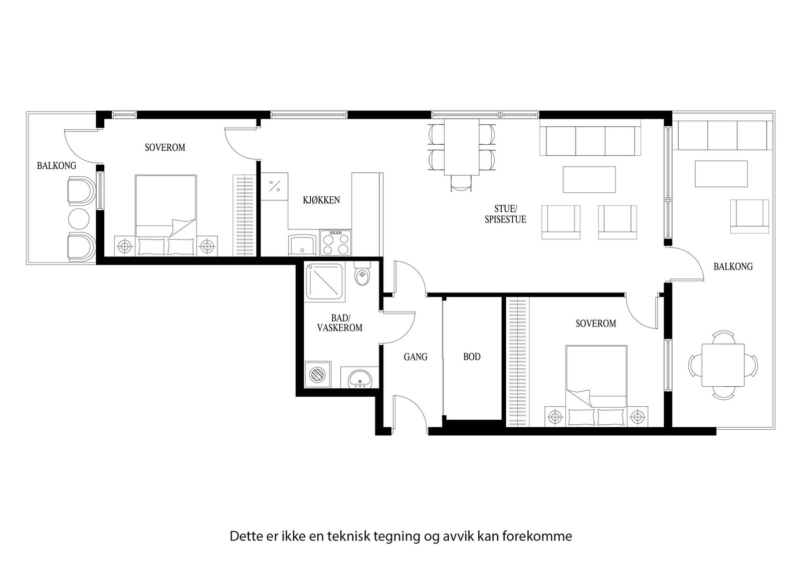 Plantegning Galleribilde