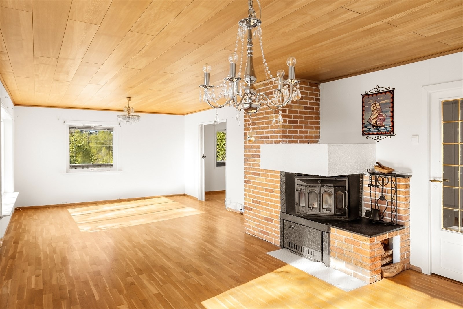 Stue i hovedetasjen måler 34,8m² Galleribilde