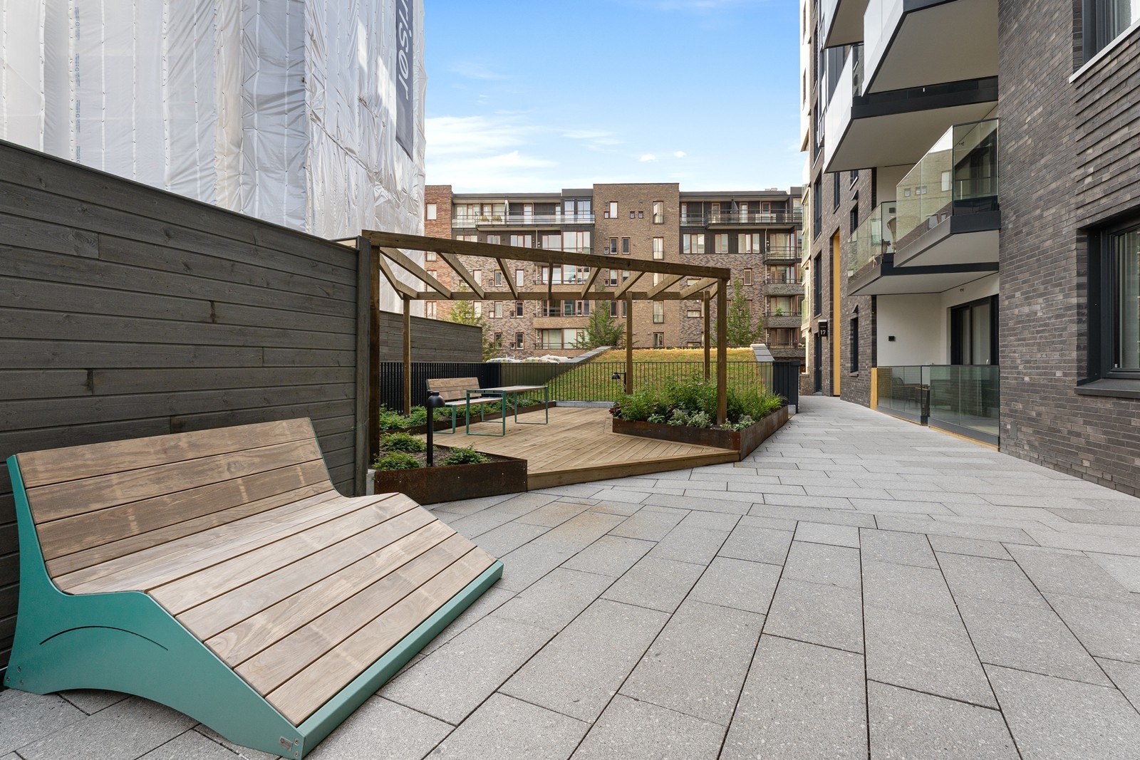 Felles uteområder med Tangen Torv Galleribilde