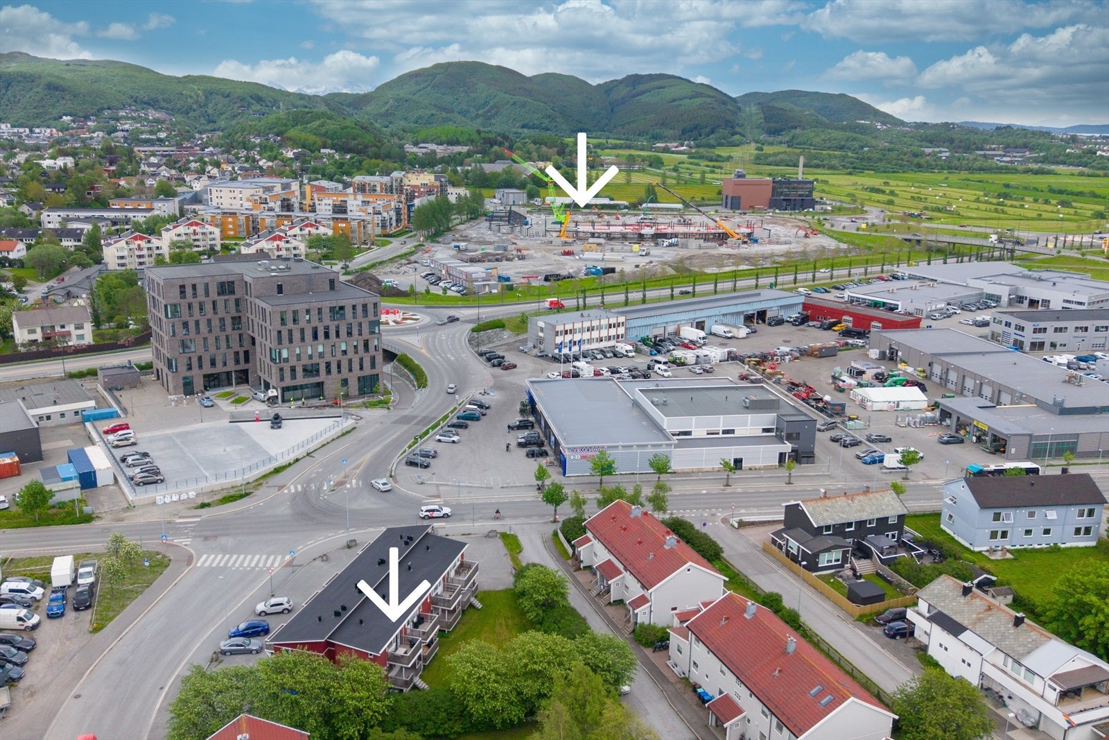Du vil få svært kort vei å gå til Glimts nye storstue! Galleribilde