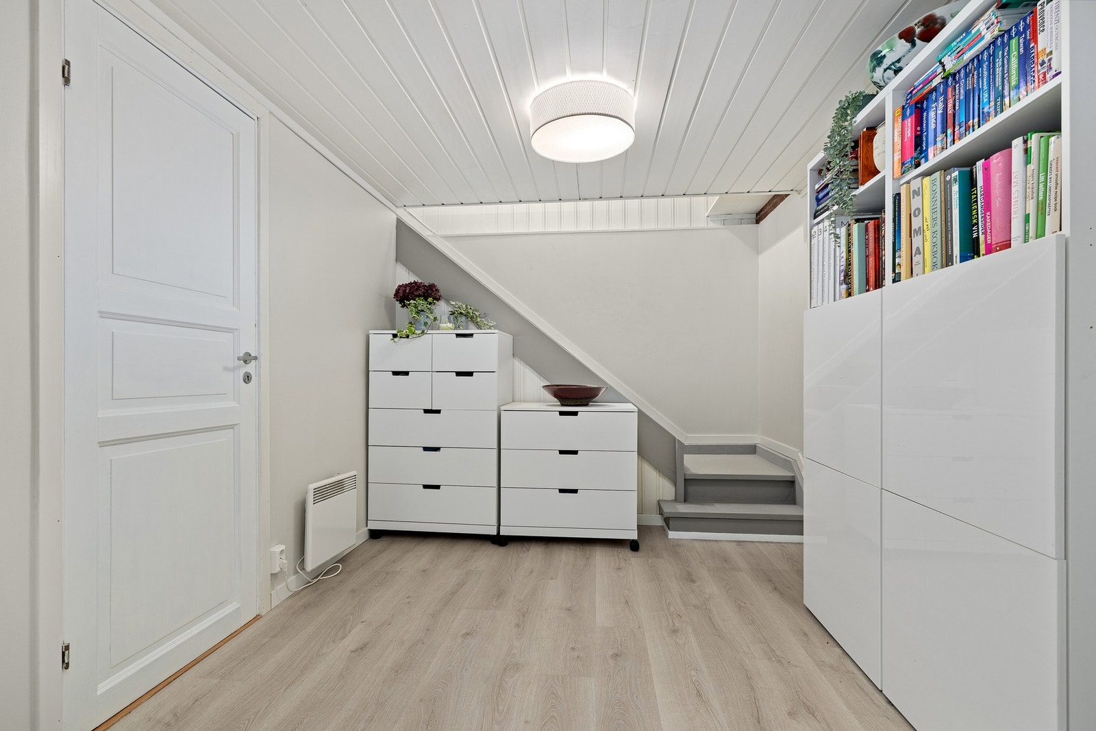 Hall med trapp Galleribilde