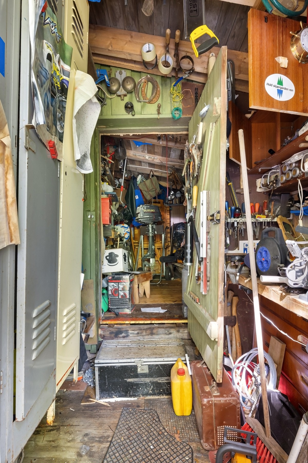 Verksted i uthus Galleribilde