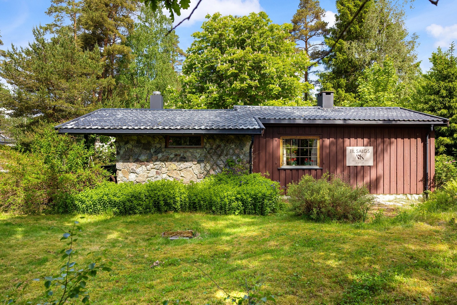 Hytten ligger i et attraktivt og barnevennlig område Galleribilde