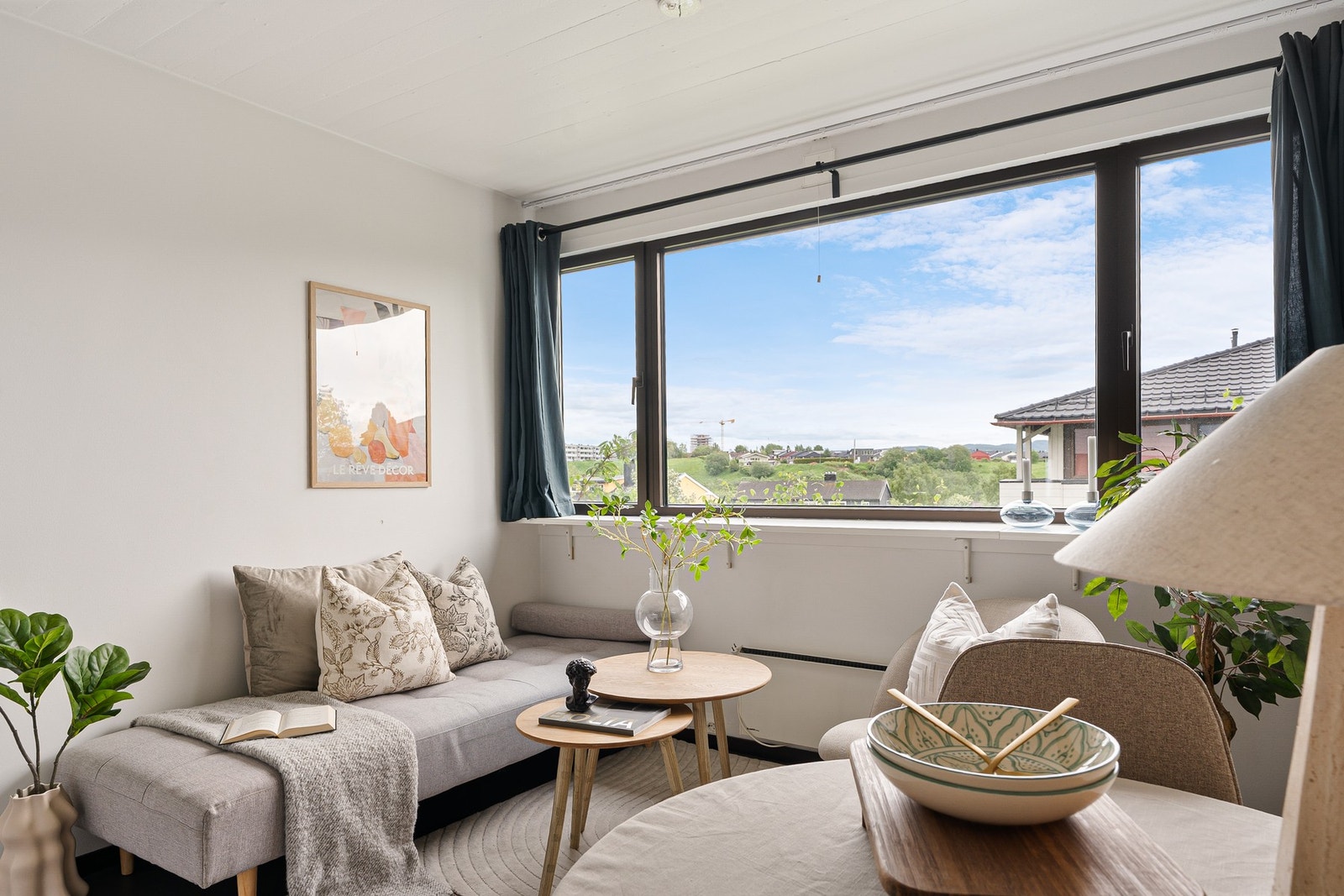 Her er god plass til sovesofa. Galleribilde