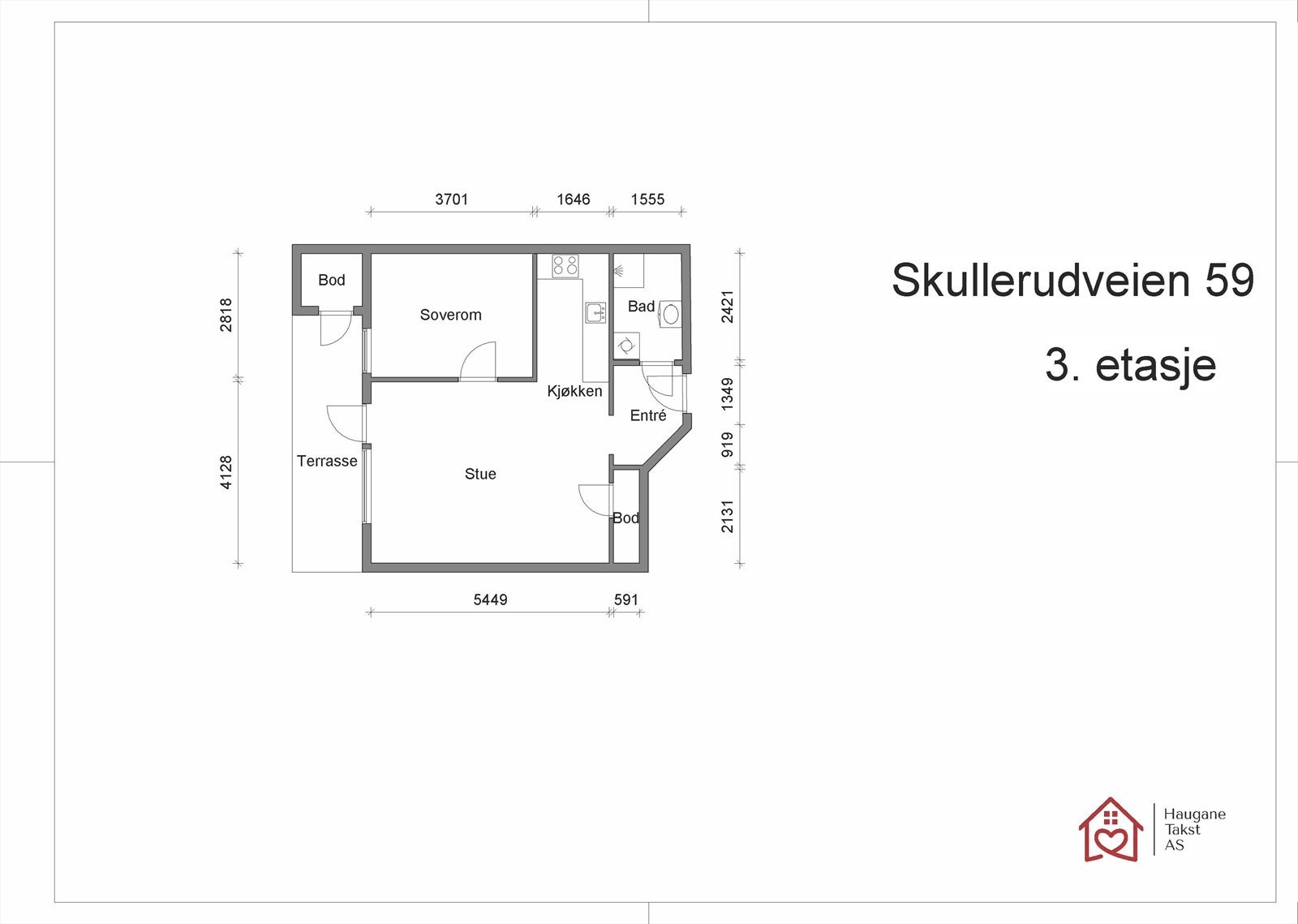 Plantegning Galleribilde