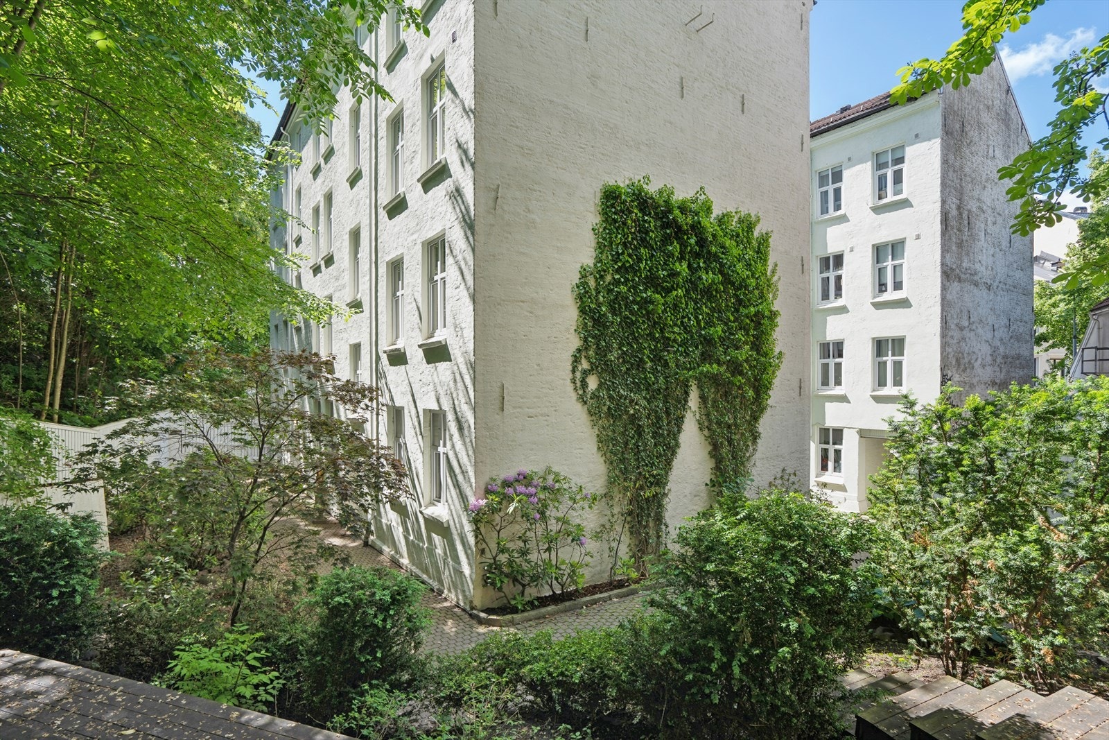 Fasade indre gård Galleribilde