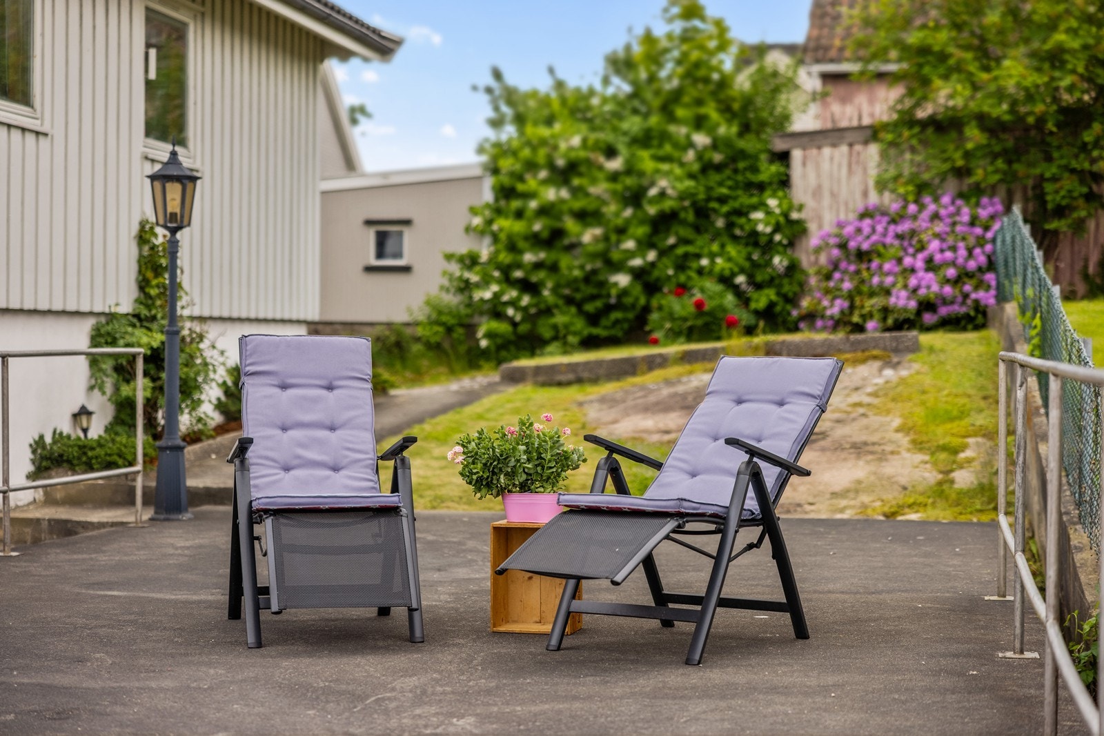 Takterrassen er et flott sted for å nyte utelivet. Galleribilde