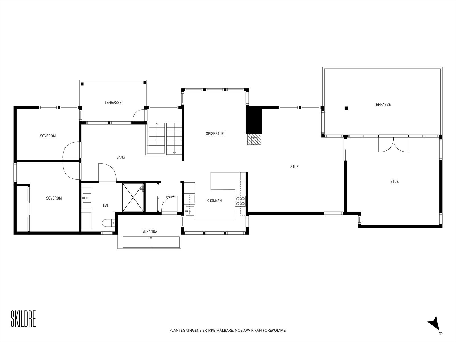Plantegning Galleribilde