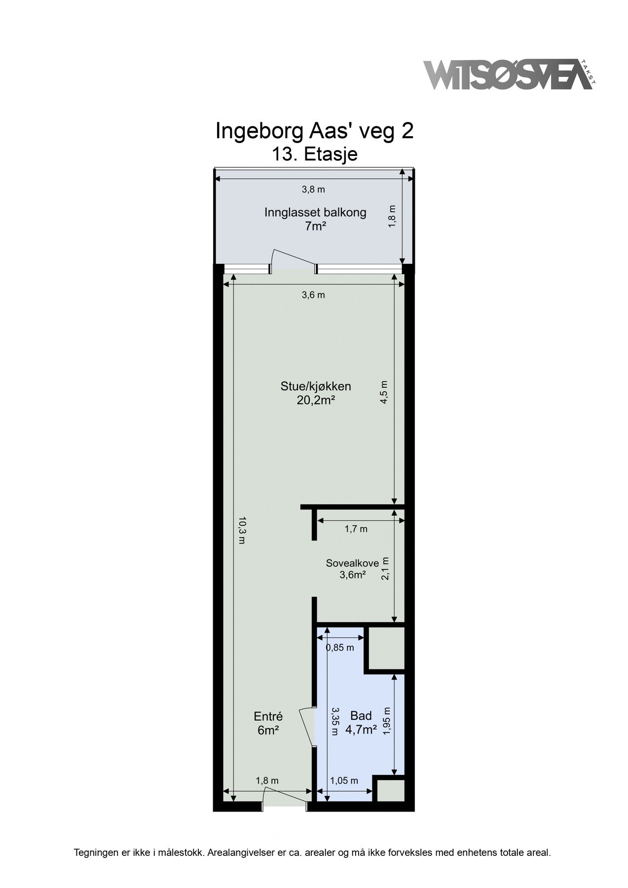 Planskisse. Galleribilde
