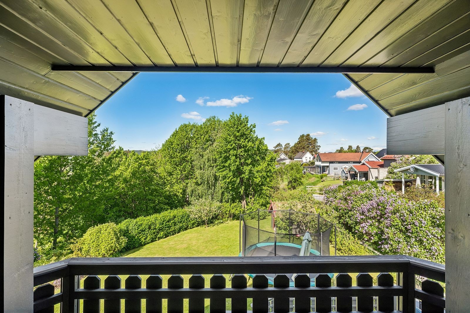 Utsikt fra balkongen Galleribilde