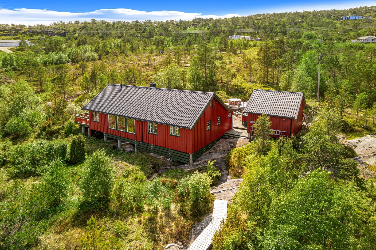 Nordåsen hytteeierforening betaler årsavgift for vinterbrøyting av internveier. Galleribilde