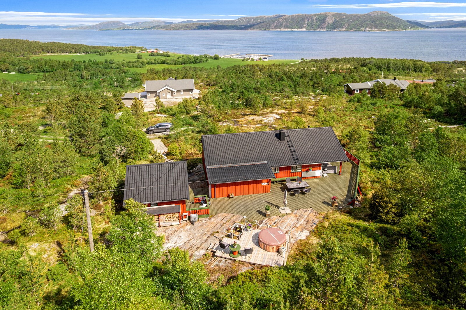 Storvannet på agdenes har en fin badeplass. Galleribilde